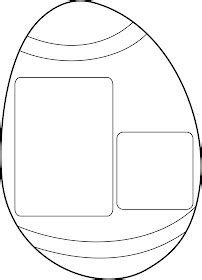ideas  scrapbookers  easter egg template
