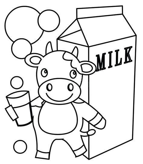 milk coloring page  getcoloringscom  printable colorings pages