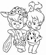 Pebbles Coloring Pages Flintstones Bamm Bam Flintstone Ruble Colouring Posing Cartoon Color Print Find Getcolorings Disney Show Kids Search Sketch sketch template