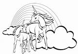 Unicorn Coloring Pages Baby Kids Getdrawings sketch template
