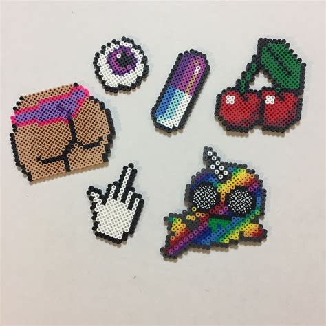 pin by gillian on rave festival easy perler beads ideas hamma