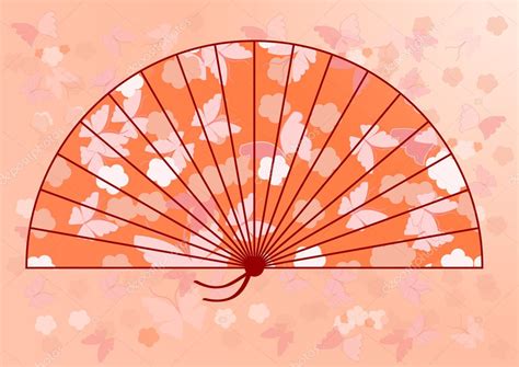 traditional japanese fan stock vector  cmakarovaalex