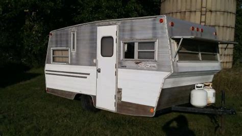 purchase vintage  aristocrat lo liner travel trailer camper  union grove wisconsin