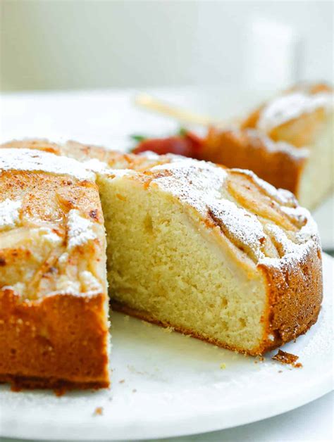 super moist pear cake recipe easy  delicious cookin  mima