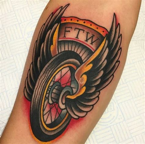 motorcycle tattoos biker tattoos tribal tattoos wings tattoo