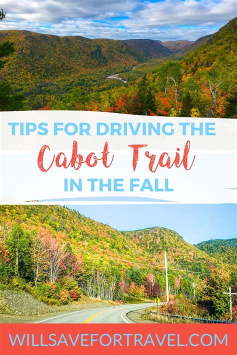Will Save For Travel Tips For Driving The Cabot Trail In