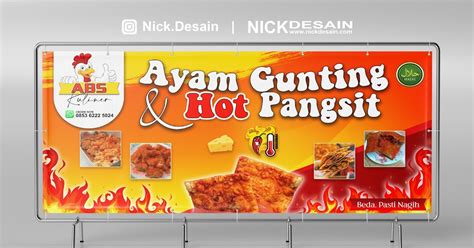 Contoh Desain Spanduk Banner Mie Ayam Pangsit Contoh