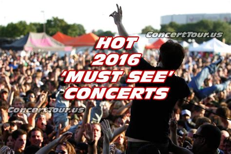 top hot concert  list  mid  year spring summer  fall     full list