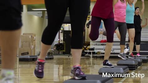 max step group fitness class youtube