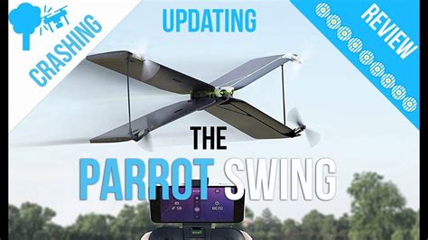 crashing  vtol parrot swing drone firmware updates  review