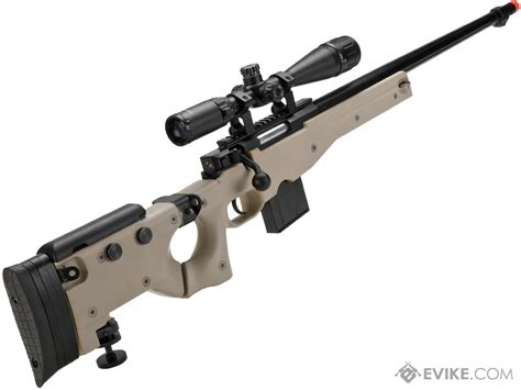 well l96 bolt action airsoft sniper rifle w folding stock color tan