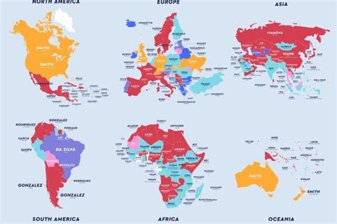 brilliant map reveals  common surnames   country