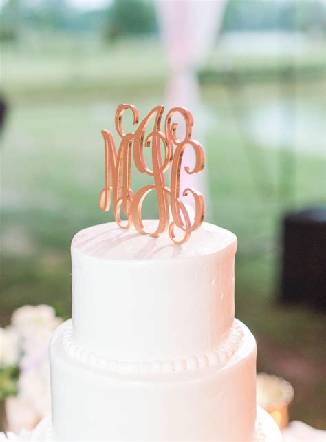 Best Seller Monogram Wedding Cake Topper Monogram Cake Etsy