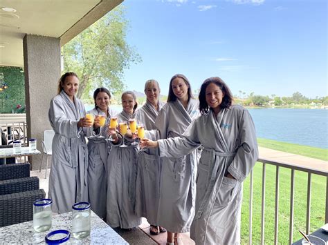 mimosas  massages   memorable spa party  offer  variety