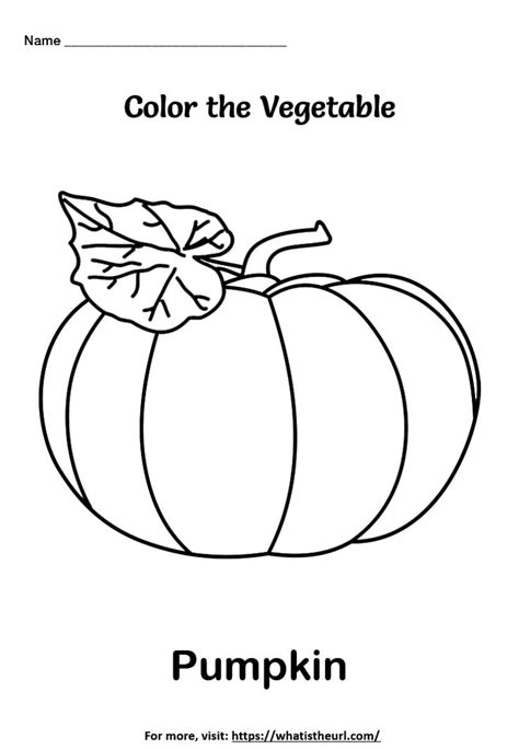 coloring page  pumpkins   words color  vegetables