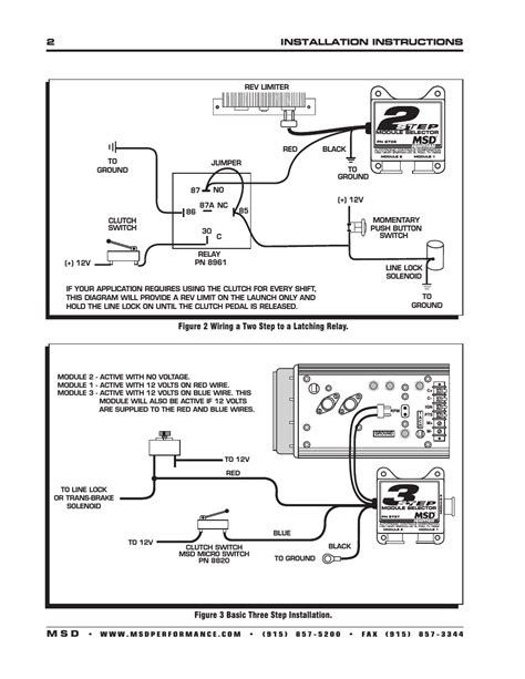 msd al  step wiring diagram wiring diagram  schematic role