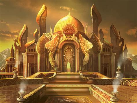 magic  gathering golden palace  wallpaper