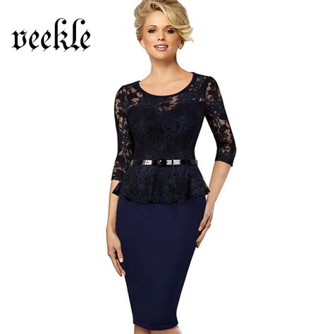 veekle women elegant vintage delicate lace hollow out see through half