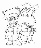 Coloring Pages Printable Backyardigans Backyardigan Kids sketch template