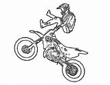Bike Motocross Showtime Rodeo sketch template
