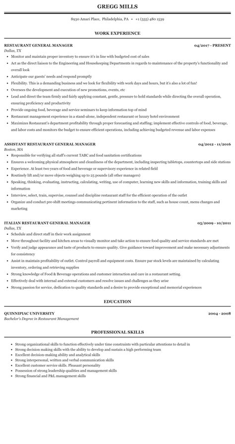 😝 General Manager Resume General Manager Resume Examples And Templates