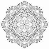 Mandala Coloring Pages Adult sketch template