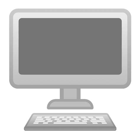 desktop computer emoji clipart   transparent png creazilla