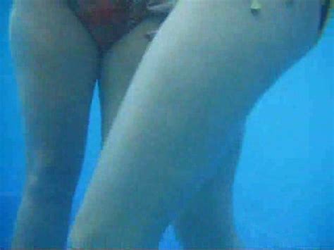 peeking on big asses using my underwater camera at the swimming pool