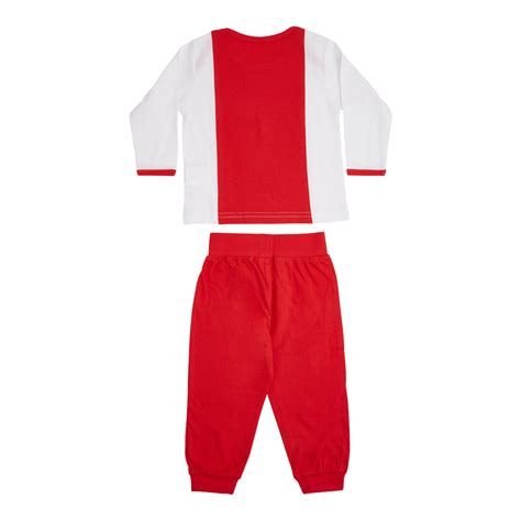 ajax baby pyjama wit rood wit ziggo