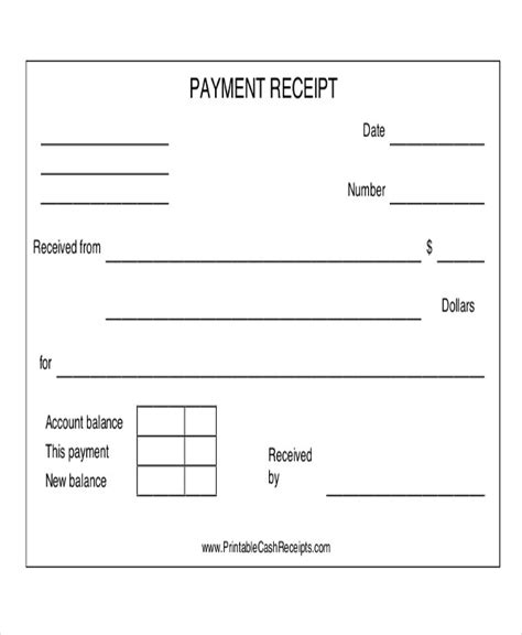 payment receipt acknowledgment   ms word excel