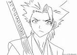 Toshiro Lineart sketch template