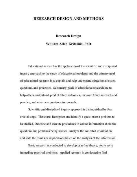research design  research paper