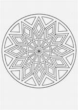 Mandala Coloring Pages Printable Color Filminspector Purposes Meditational Simply Sketch Any Them Fun Use sketch template