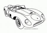 Coloring Pages Porsche Car Comments Race sketch template