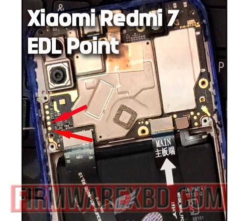 xiaomi redmi  edl point test point reboot  edl  mod