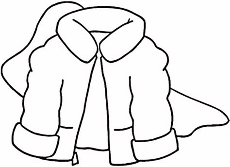 winter coat coloring page  printable coloring pages