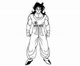 Yamcha Coloring sketch template