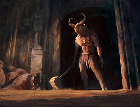 stijn windig concept art  minotaur