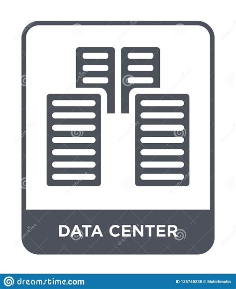 data center icon  trendy design style data center icon isolated