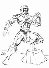 Skeletor Coloring Pages Template sketch template