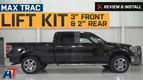 2004 2013 f150 max trac 3 front 2 rear lift kit review and install youtube