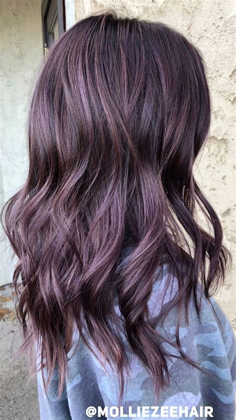 chocolate lavender deliciousness molliezeehair hair by mollie zee in 2019 hair pinterest