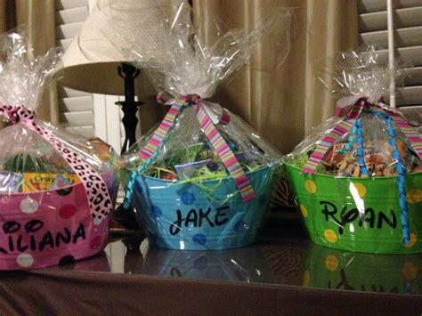 Dollar Tree Buckets Filled With Easter Goodies Thankful