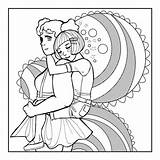 Coloring Pages Lgbtq Popular sketch template