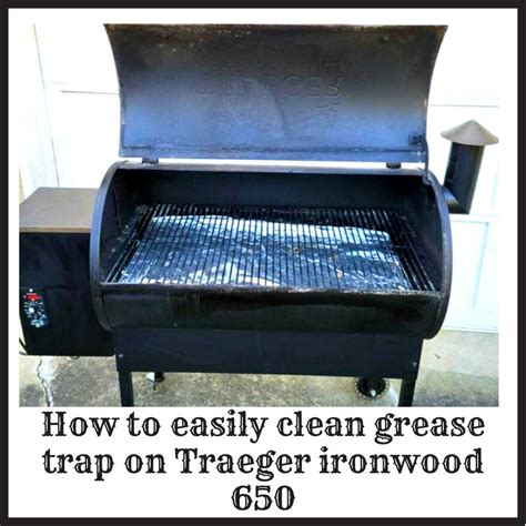 clean grease trap  traeger    steps  homy