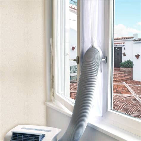 eastjing window seal kit  portable air conditioner compatible  medium  large casement