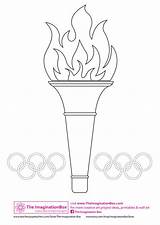 Torch Olimpica Olympique Flamme Olympische Antorcha Olympiades Tissue Hiver Olympiade Affiches Ringe Olympiques Primarygames E0 Gymnastics Theimaginationbox Handprint Olímpicos Grecia sketch template