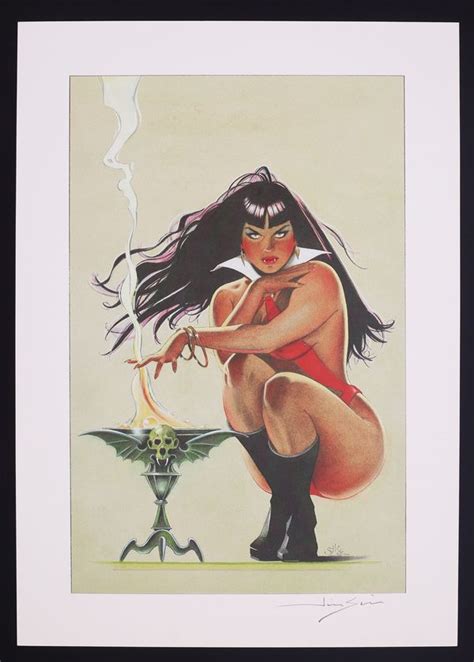 Vampirella Print By Jim Silke