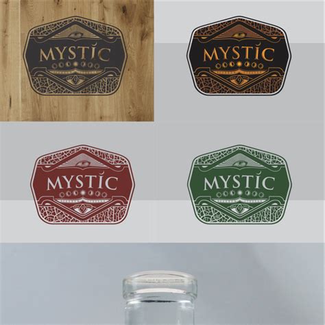 mystic   illustration  replace  eye high  sophisticated bourbon liqueur