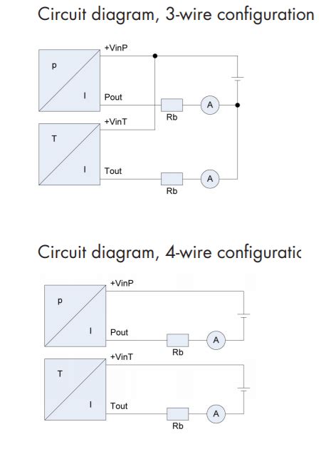 advice choosing wiring configuration  combination pressure  temperature sensor